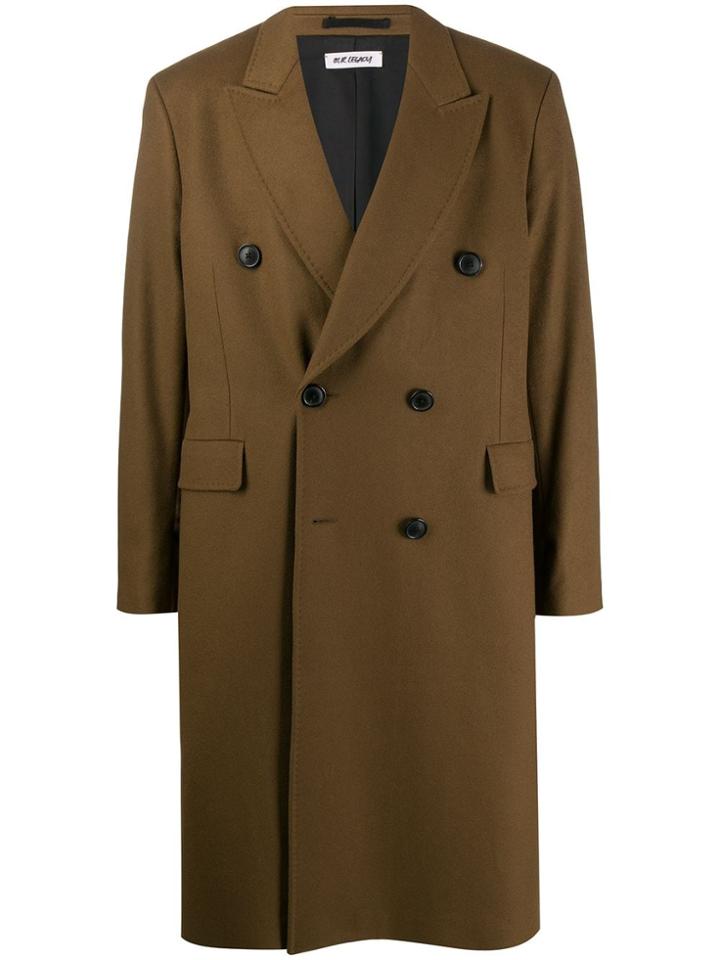 Our Legacy Whale Double-breasted Coat - Brown
