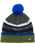 Diesel 'k-wange' Hat, Adult Unisex, Grey, Cotton/acrylic/nylon/wool