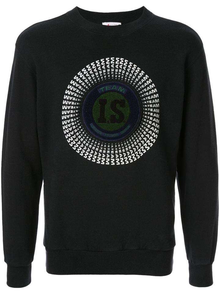 Issey Miyake Pre-owned 1980's Sports Line Logo Patch Sweatshirt -