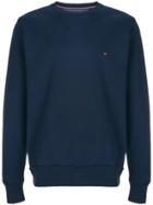Tommy Hilfiger Paneled Logo Sweatshirt - Blue