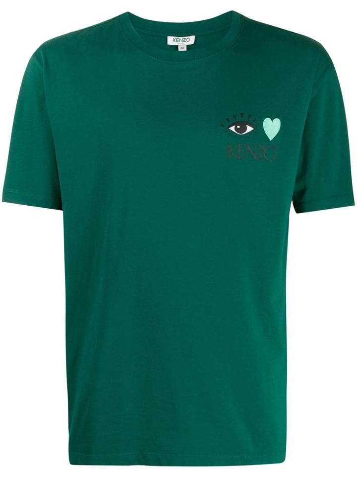 Kenzo Eye Love Kenzo T-shirt - Green