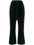 3x1 Kelly Belted High-waist Jeans - Black