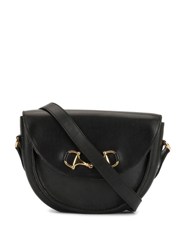 Gucci Pre-owned Horsebit Cross Body Bag - Black