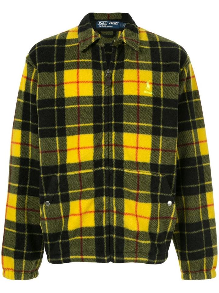 Palace Polar Fleece Harrington Jacket - Yellow