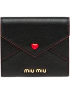 Miu Miu Love Lovo Envelope Pouch - Black