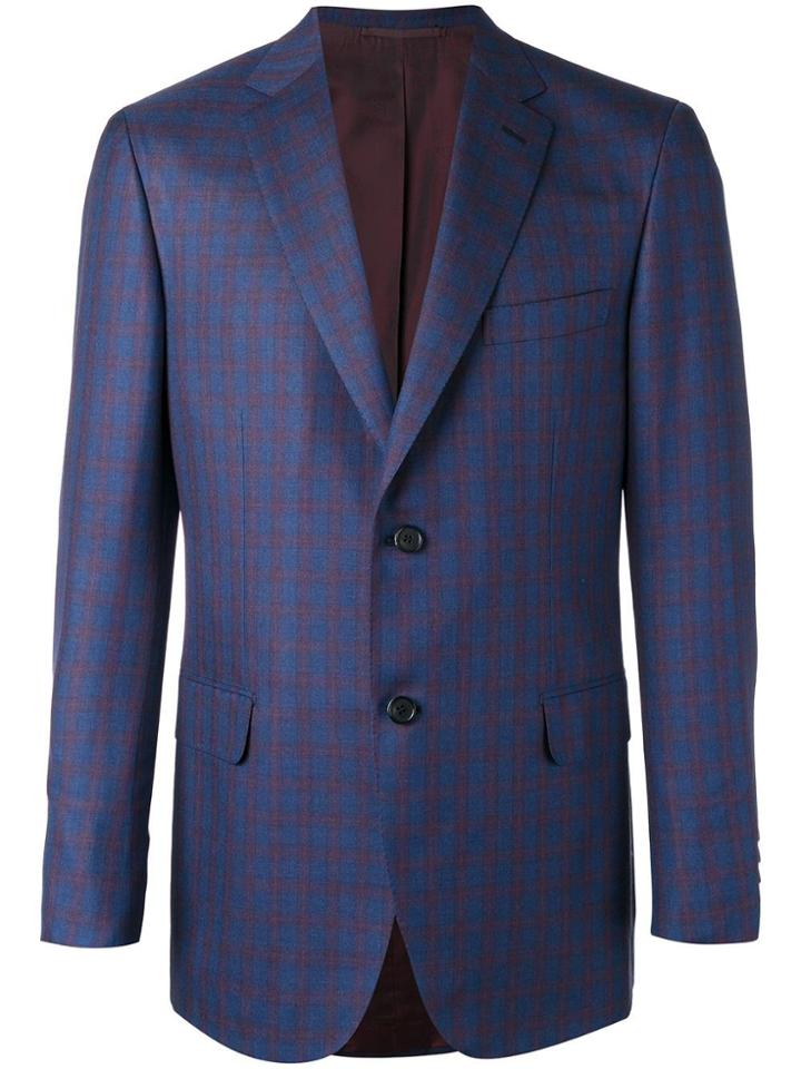 Brioni Two Button Blazer - Blue