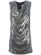 Saint Laurent 'benitier' Mini Dress - Black