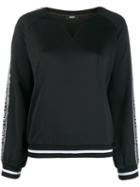 Liu Jo Sequin-embellished Logo Sweatshirt - Black