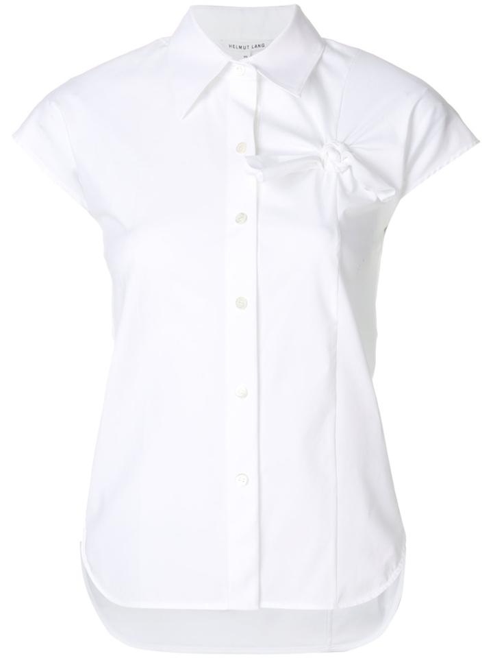 Helmut Lang Bow Front Shirt - White