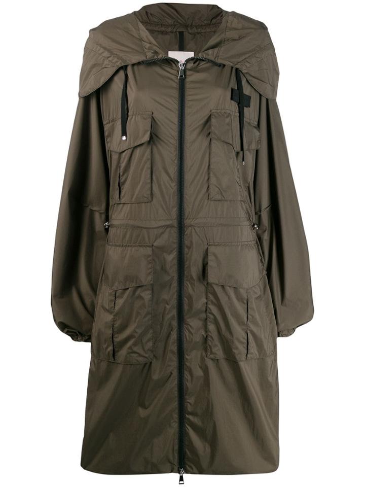 Moncler Oversized Parka Jacket - Green