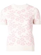 Barrie Shortsleeved Knit Jumper - White