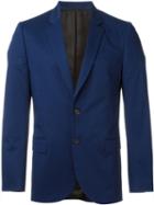Ps Paul Smith Two Button Jacket, Men's, Size: 48, Blue, Cotton/spandex/elastane/viscose