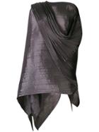 Pleats Please By Issey Miyake Oversized Scarf - Grey