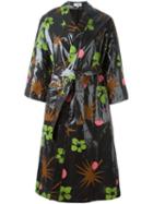 Isa Arfen Tropical Print Raincoat