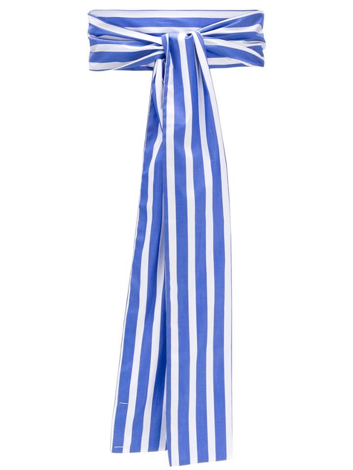 Peter Taylor Striped Scarf - Blue