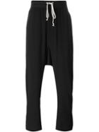 Rick Owens Drop-crotch Trousers, Men's, Size: 48, Black, Silk/acetate/cotton