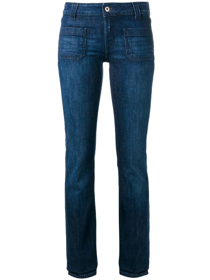 Dondup Straight-leg Jeans, Women's, Size: 29, Blue, Cotton/spandex/elastane