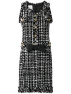 Edward Achour Paris Midi Tweed Dress - Black