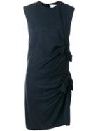 Victoria Victoria Beckham Gathered Bow Dress - Blue
