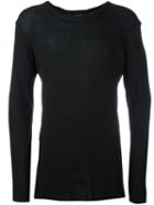 Ann Demeulemeester Grise Fine-knit Sweater
