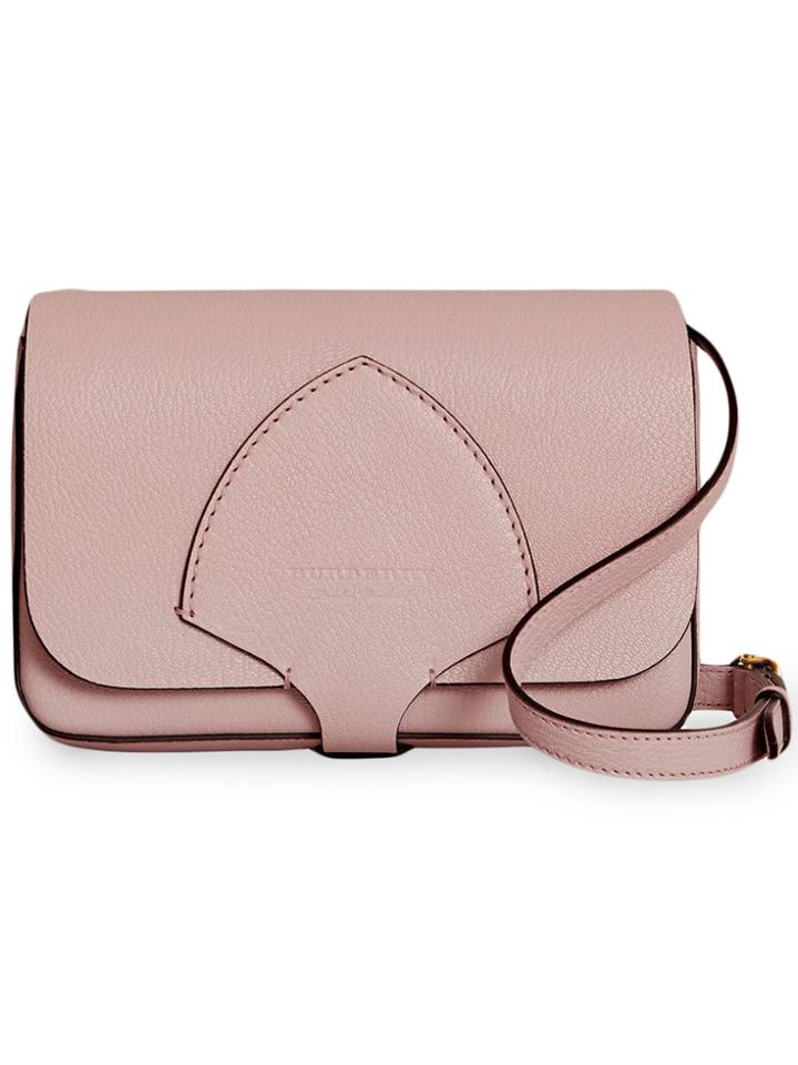 Burberry Equestrian Shield Leather Wallet - Pink & Purple