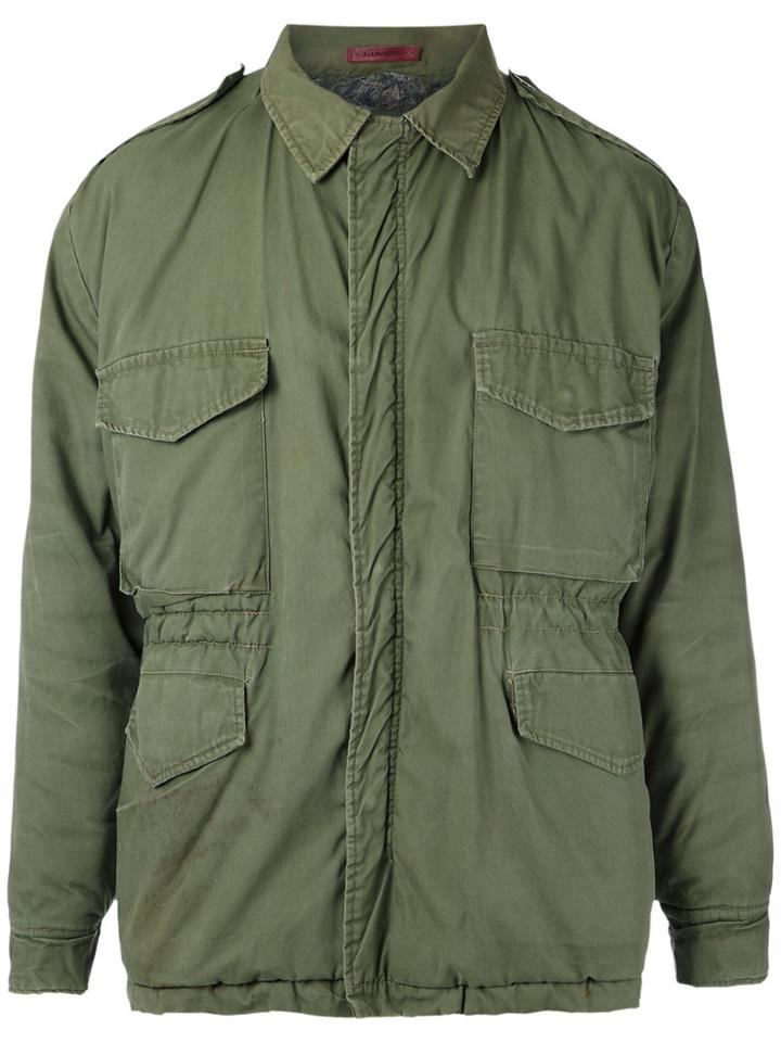 À La Garçonne - Hand-painted Parka - Unisex - Cotton/polyester - G, Green, Cotton/polyester