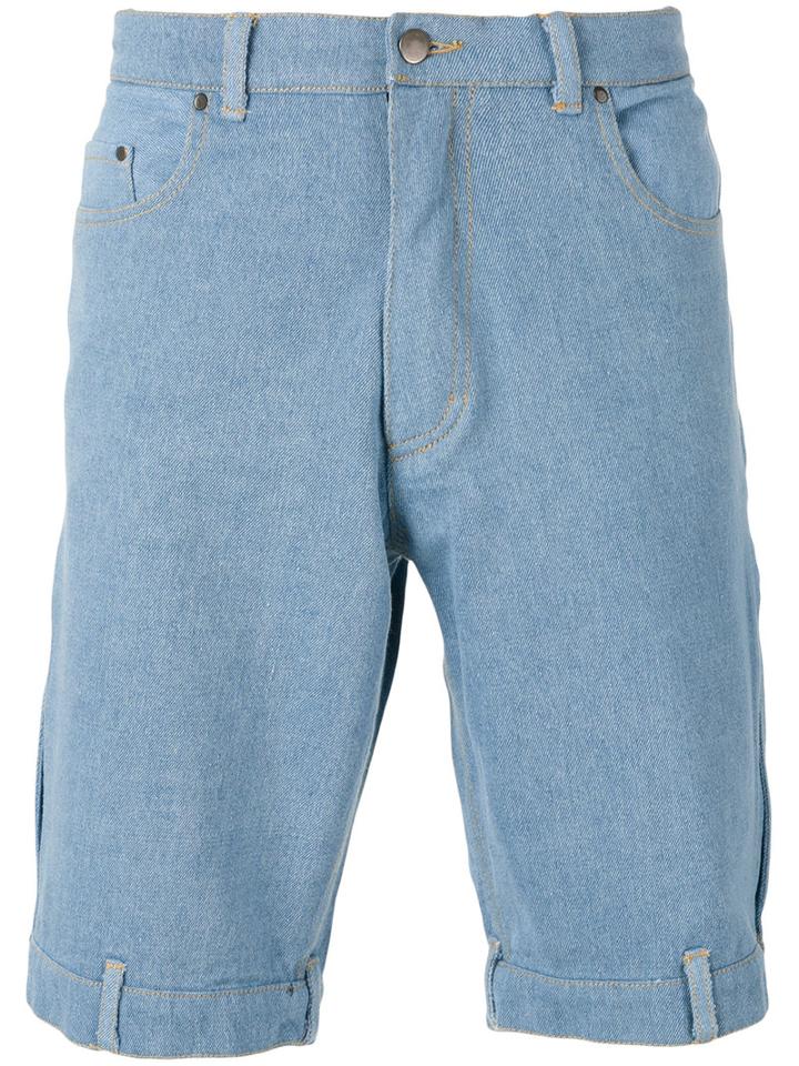 Andrea Crews - Denim Shoirts - Men - Cotton - M, Blue, Cotton