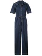 Callipygian Boiler Jumpsuit - Blue