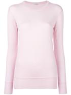 Tomas Maier - Round Neck Jumper - Women - Cashmere - 36, Pink/purple, Cashmere