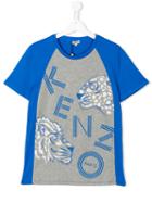 Kenzo Kids Logo Print T-shirt, Boy's, Size: 14 Yrs, Blue
