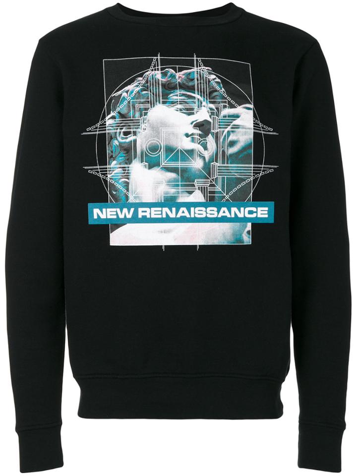 Marcelo Burlon County Of Milan Kono Printed Sweatshirt - Black