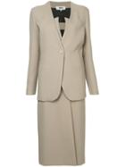 Mm6 Maison Margiela Two-piece Skirt Suit - Neutrals