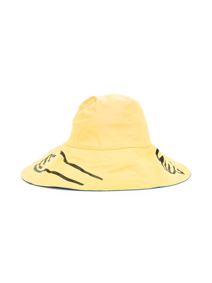 Wolf & Rita Mains Hat, Girl's, Yellow/orange
