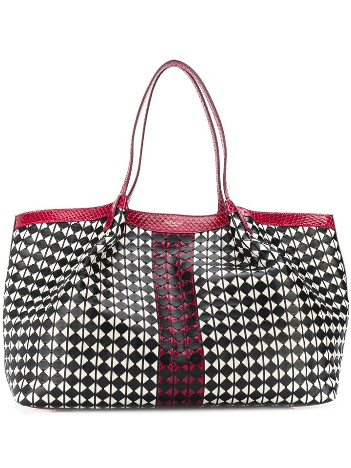 Serapian Secret Mosaico Bag - Black