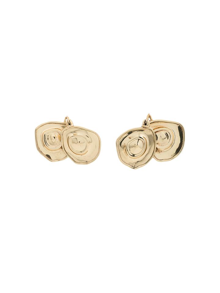 Ellery Gold Metallic Pop Xl Breast Earrings