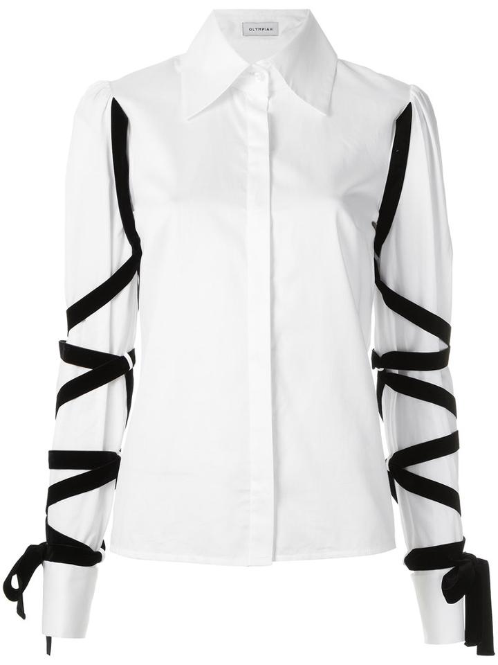 Olympiah - Bow Detail Shirt - Women - Cotton - 36, White, Cotton