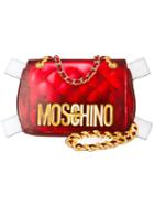 Moschino - 'trompe L'oeil' Shoulder Bag - Women - Leather - One Size, Red, Leather