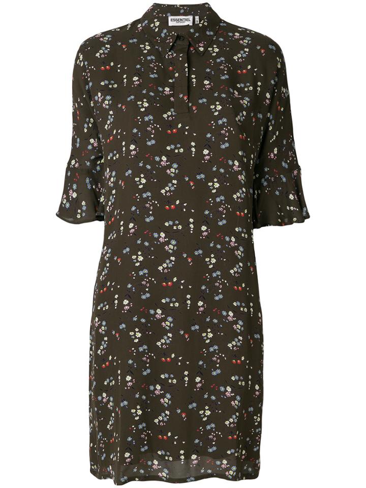 Essentiel Antwerp Floral Print Dress - Green