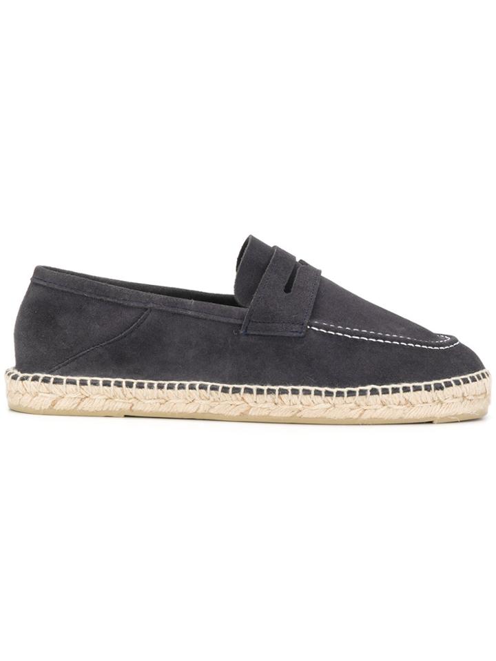 Manebi Loafer Espadrilles - Blue