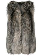 Blumarine Midi Gilet - Brown