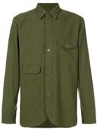 Han Kj0benhavn Fitted Military Shirt - Green