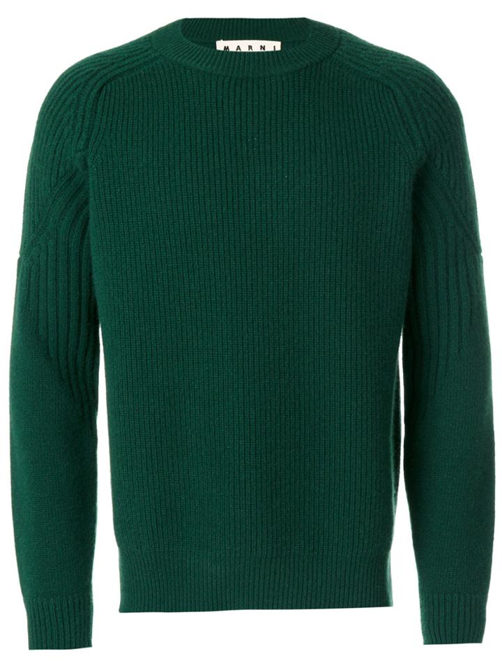 Marni Ribbed Sweater - Green