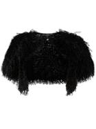 Jean Paul Gaultier Pre-owned Fringe Bolero Jacket - Black