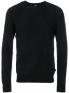 Armani Jeans Crew Neck Jumper - Black