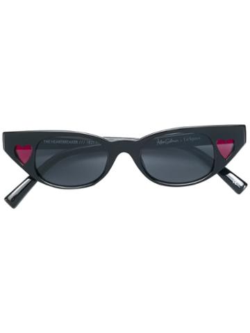 Le Specs Le Specs X Adam Selman Heart Cat Eye Shaped Sunglasses -