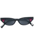 Le Specs Le Specs X Adam Selman Heart Cat Eye Shaped Sunglasses -
