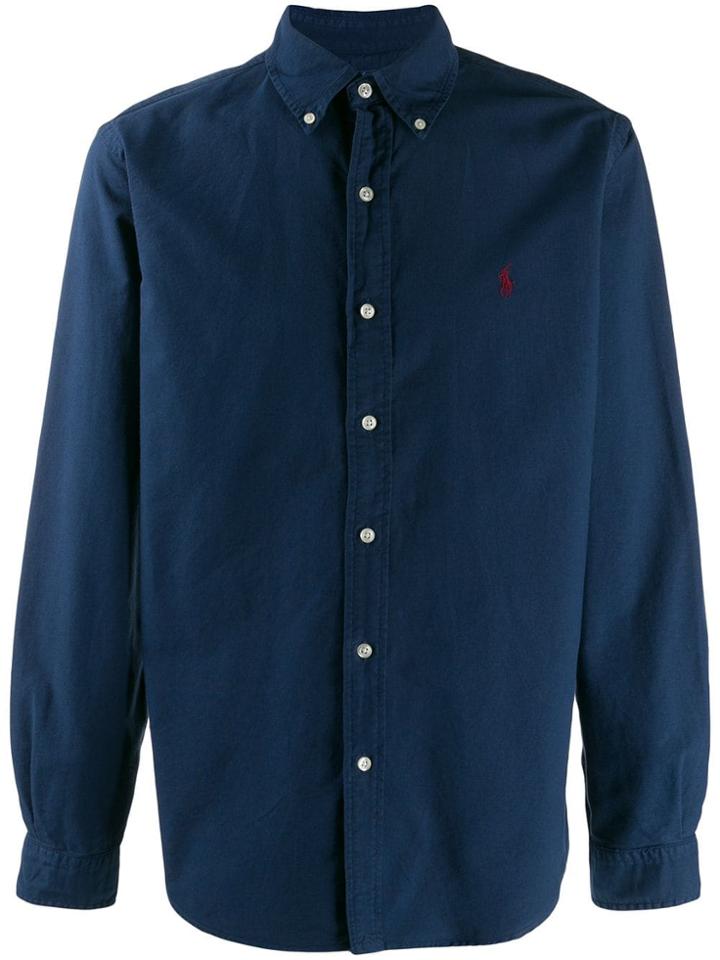 Polo Ralph Lauren Custom Fit Oxford Shirt - Blue