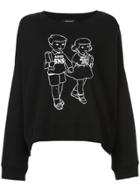 Undercover Graphic Printed Anti Sns Longsleeved Sweatshirt - Black