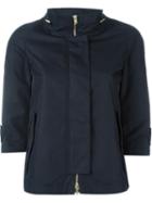 Herno Three-quarter Sleeve Boxy Jacket