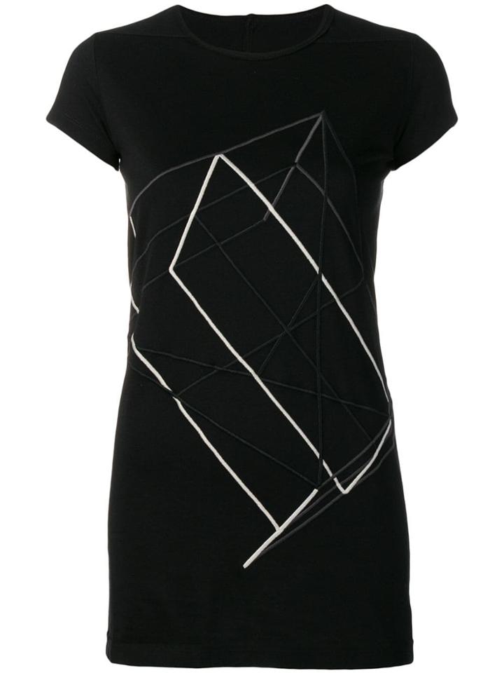 Rick Owens Embroidered T-shirt - Black